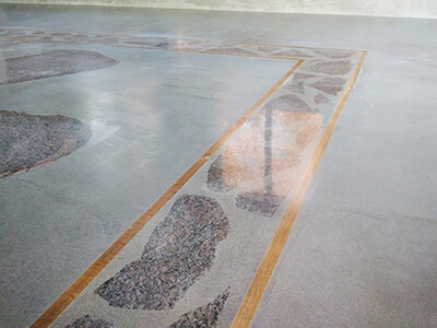 Poliruotos betoninės grindys