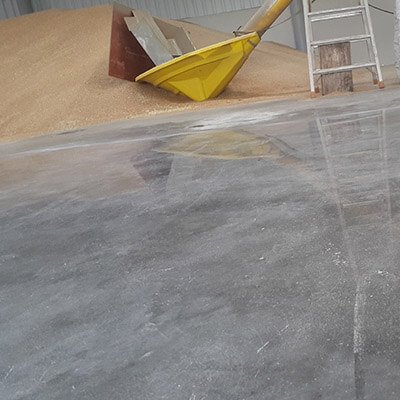 Poliruoto betono sandėlio grindys